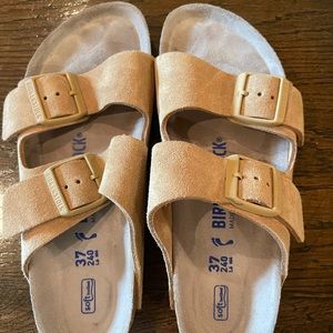 Yellow Arizona Birkenstocks